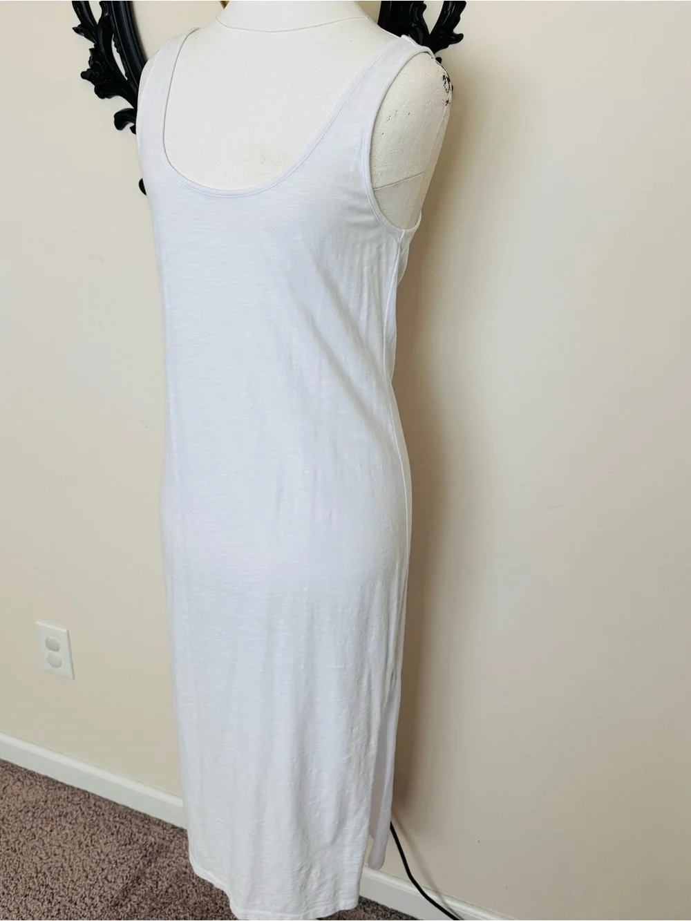 Z Supply White Sleeveless Maxi Tank Dress